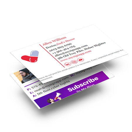 professional email signature